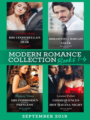cover image of Modern Romance September Books 1-4